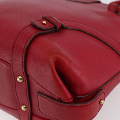 Salvatore Ferragamo Vintage Handbag Leather, RED, LEATHER, Handbag