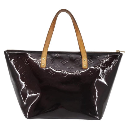 Louis Vuitton Bellevue Handbag Monogram Vernis, BURGUNDY, PATENT_LEATHER, Handbag