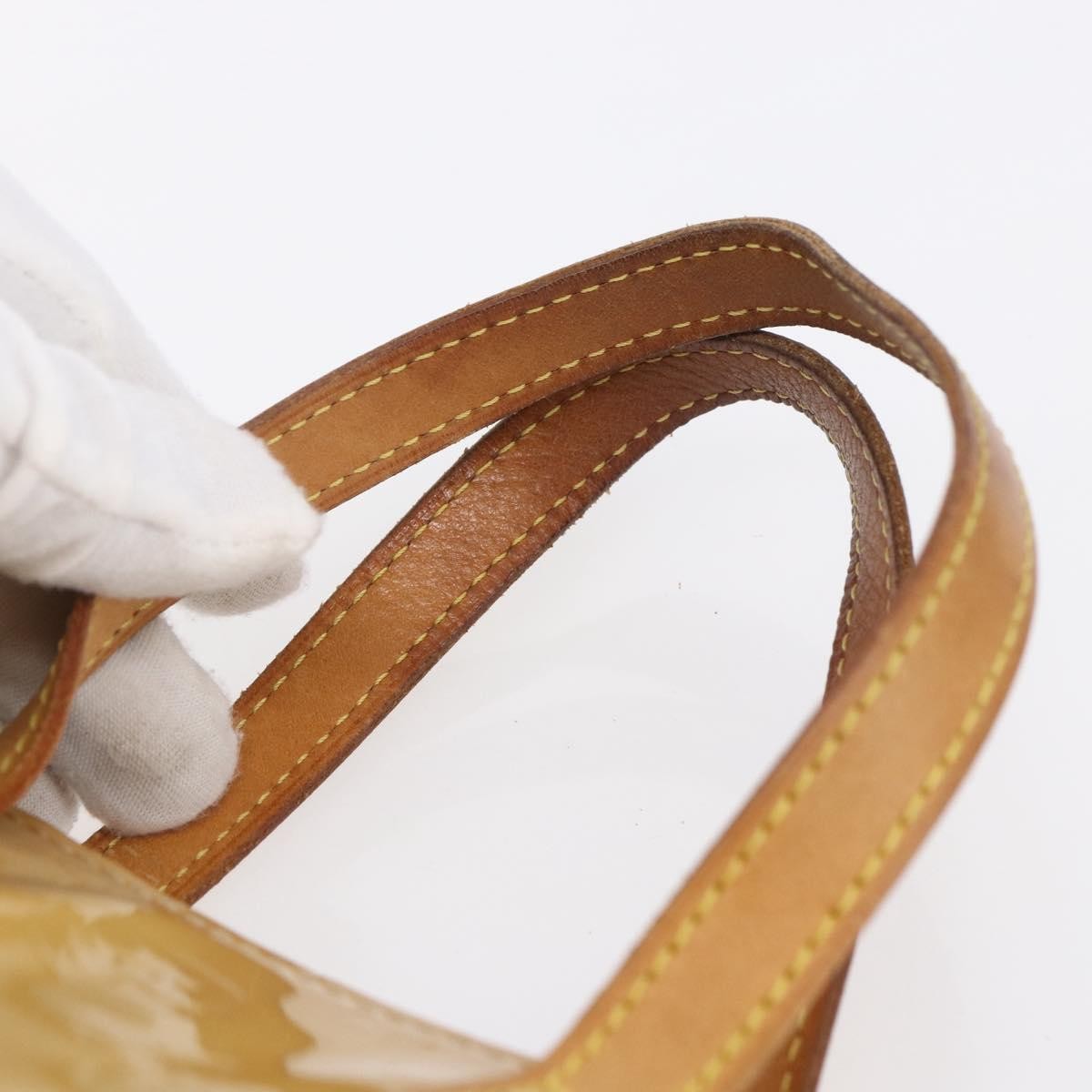 Louis Vuitton Reade Handbag Monogram Vernis, BEIGE, PATENT_LEATHER, Handbag