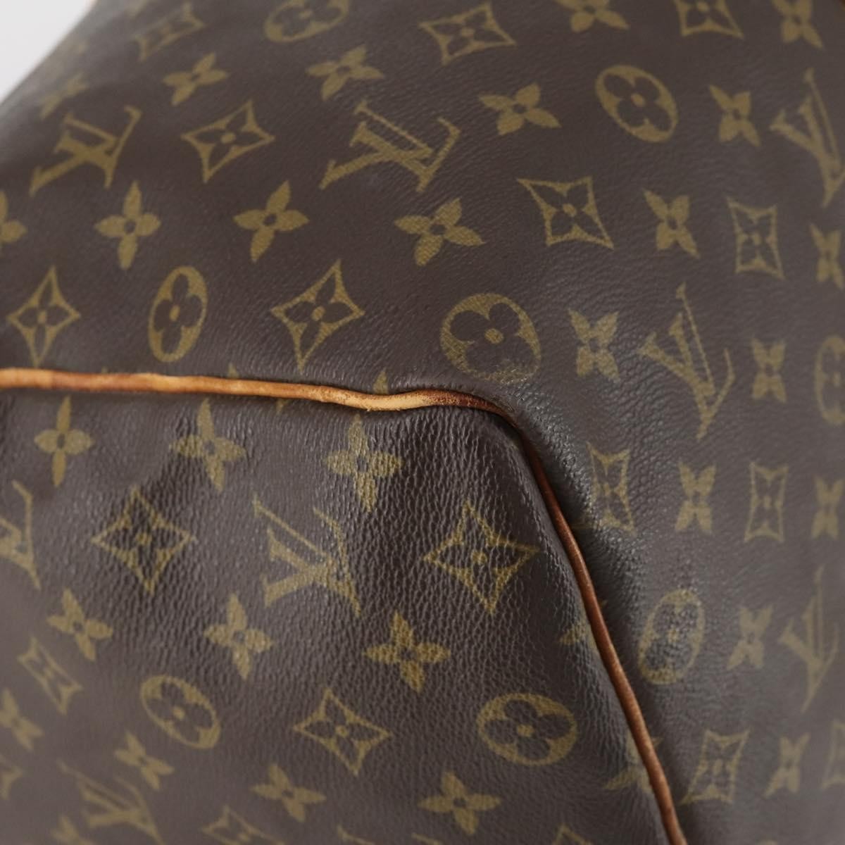 Louis Vuitton Keepall Bag Monogram Canvas, BROWN, CANVAS, Travel bag