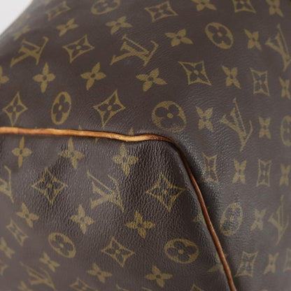 Louis Vuitton Keepall Bag Monogram Canvas, BROWN, CANVAS, Travel bag