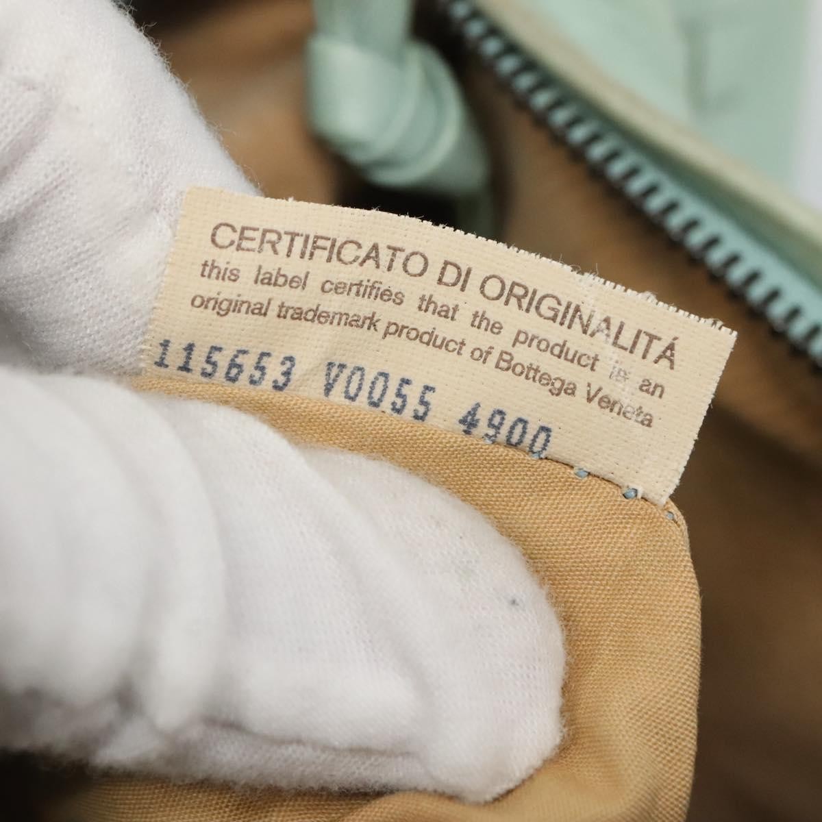 Bottega Veneta Veneta Hobo Lether with intrecciato detail, BLUE, LEATHER, Handbag