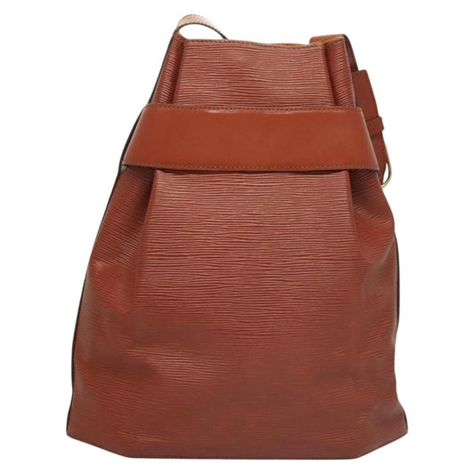 Louis Vuitton Vintage Sac d'Epaule Handbag Epi Leather, BROWN, LEATHER, Shoulder bag