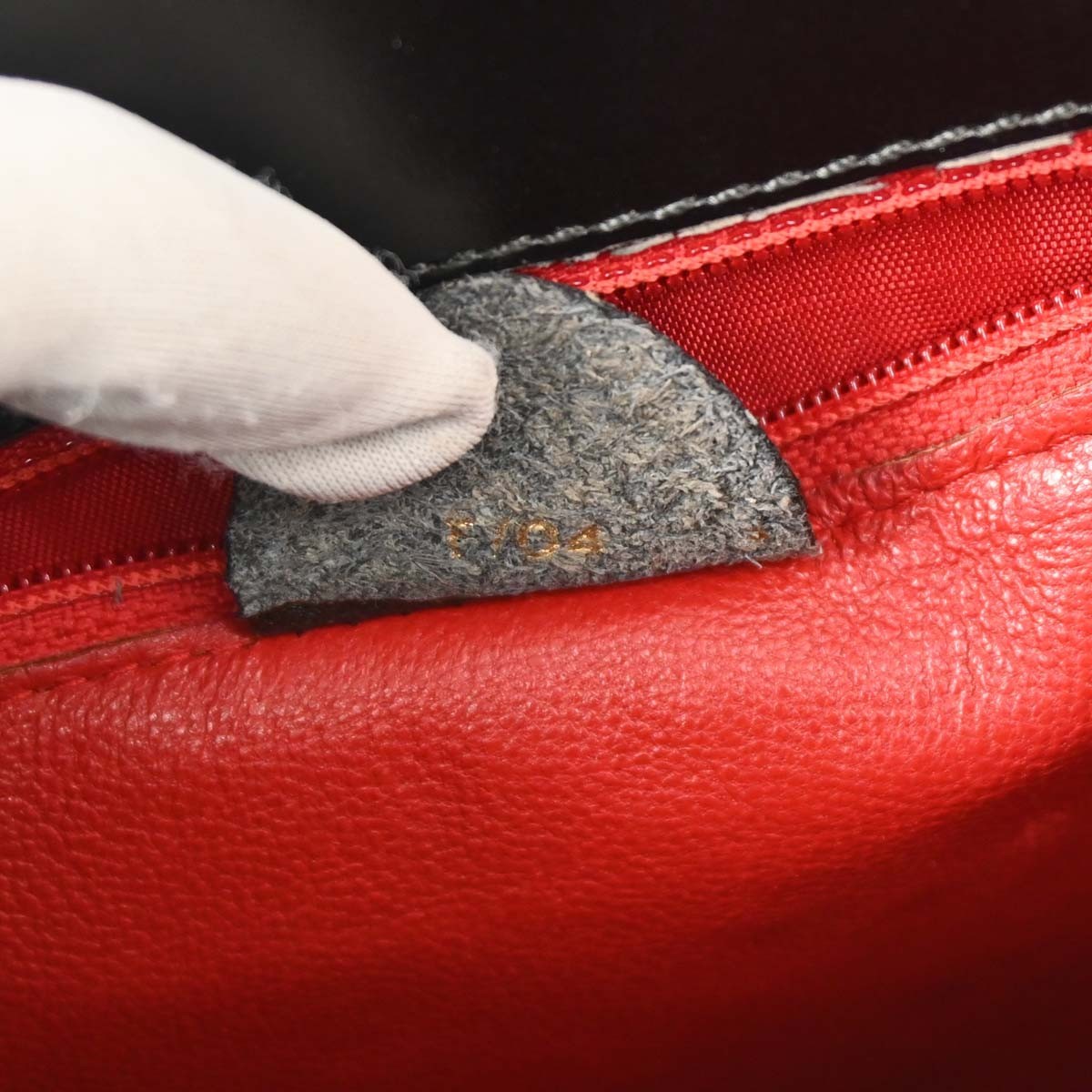 Celine Gancini Handbag Leather, BLACK, LEATHER, Handbag