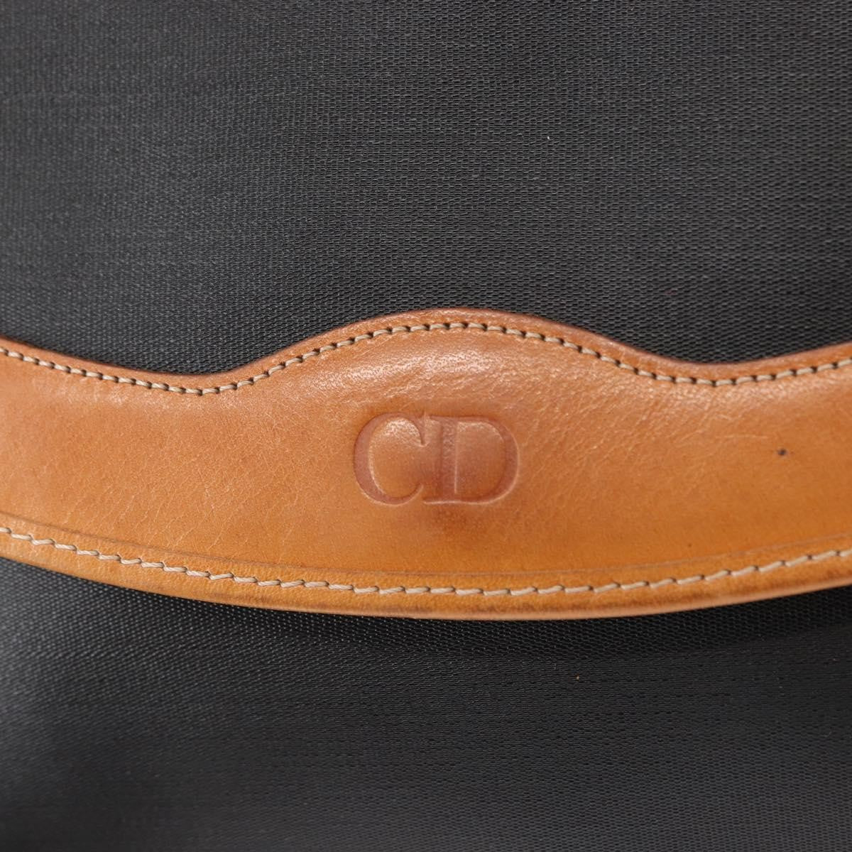 Christian Dior Clutch bag Leather, BLACK, LEATHER, Clutche & pouche