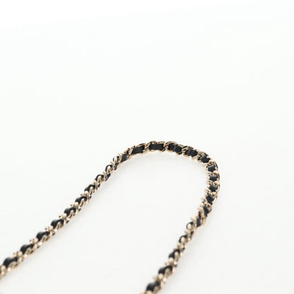 Chanel Flap Card Holder on Chain Quilted Printed Canvas, BEIGE, CANVAS, Card Holders