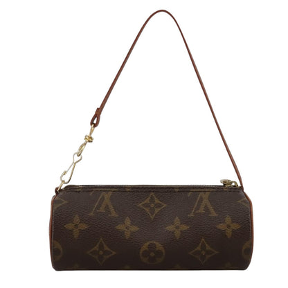 Louis Vuitton Papillon Pochette Monogram Canvas, BROWN, CANVAS, Clutche & pouche