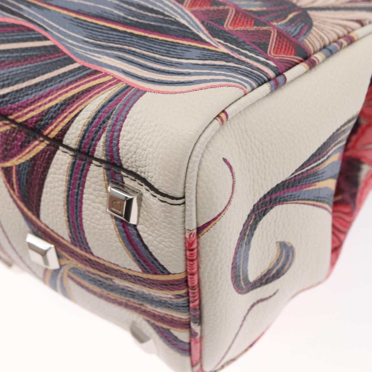 Salvatore Ferragamo Studio Satchel Printed Leather, MULTICOLOUR, LEATHER, Handbag