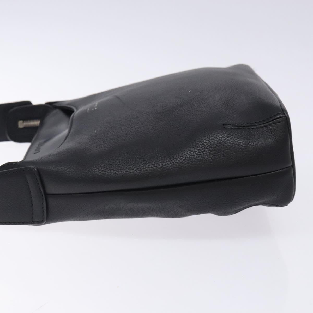 Loewe Vintage Shoulder Bag Leather, BLACK, LEATHER, Shoulder bag