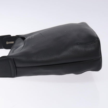 Loewe Vintage Shoulder Bag Leather, BLACK, LEATHER, Shoulder bag