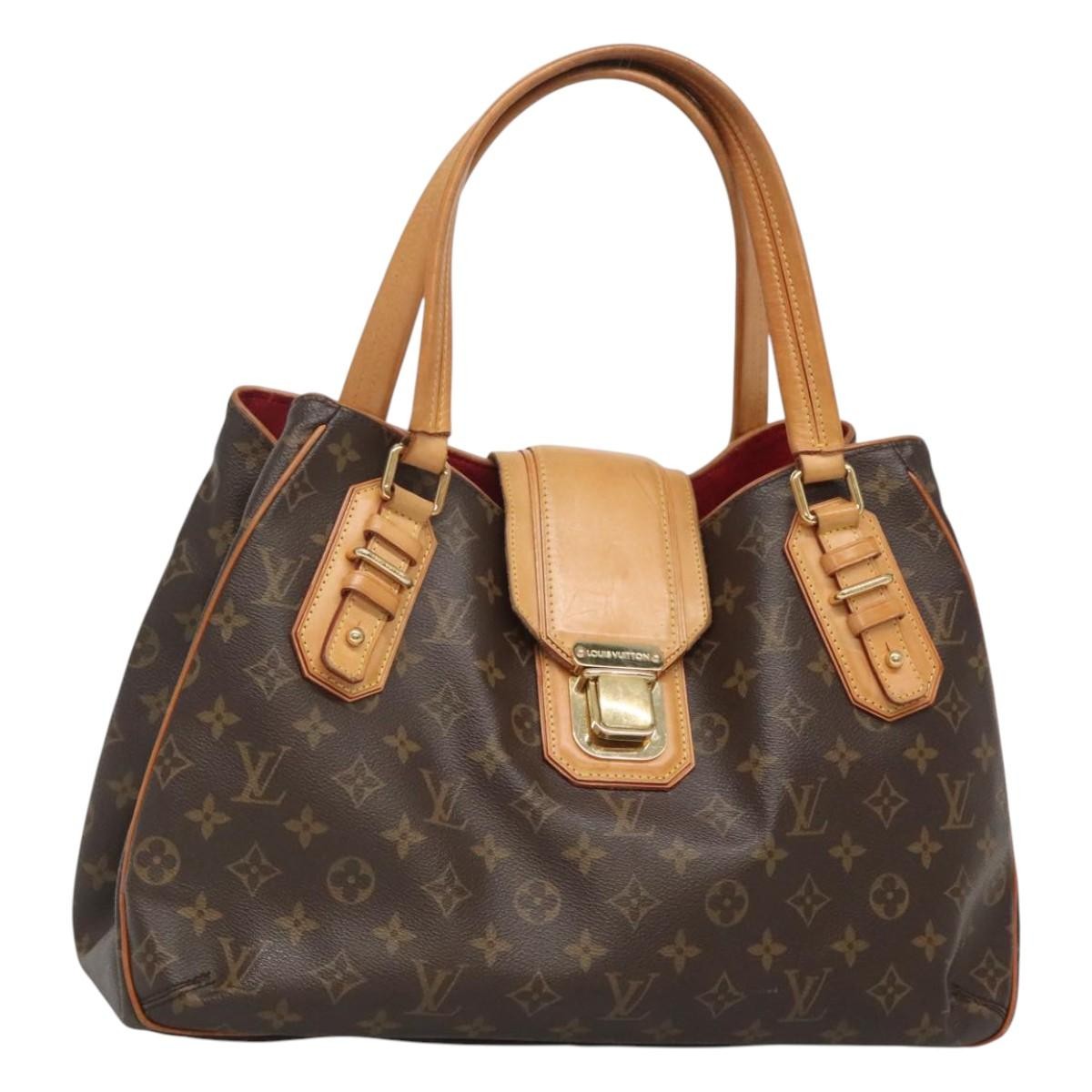Louis Vuitton Griet Handbag Monogram Canvas, BROWN, CANVAS, Tote bag