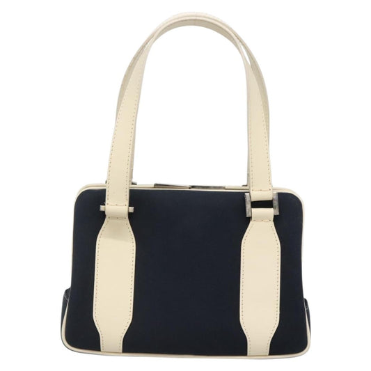 Fendi Vintage Top Handle Bag PVC, NAVY, CANVAS, Handbag