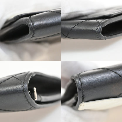 Chanel Cambon Bifold Wallet Quilted Lambskin, BLACK, LEATHER, Wallets