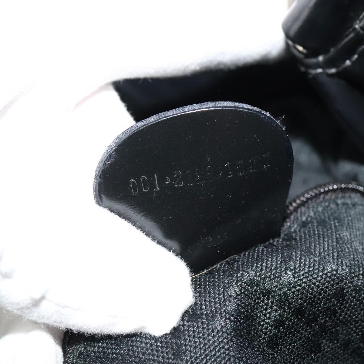 Gucci Vintage Bamboo Shoulder Bag Nylon, BLACK, NYLON, Shoulder bag