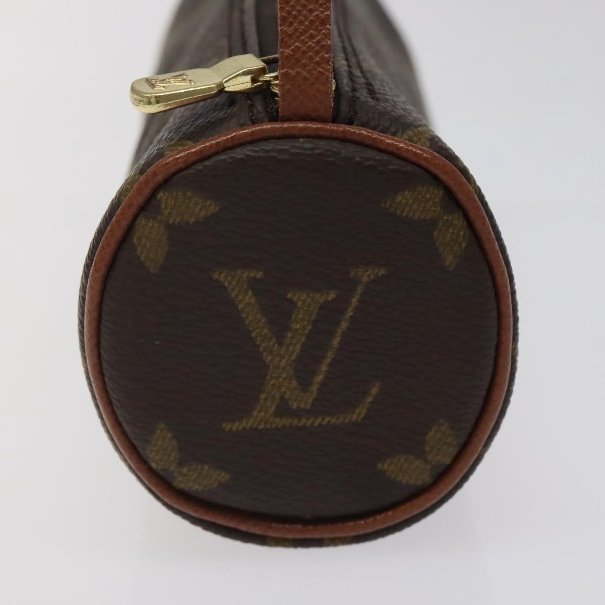 Louis Vuitton Papillon Pochette Monogram Canvas, BROWN, CANVAS, Handbag