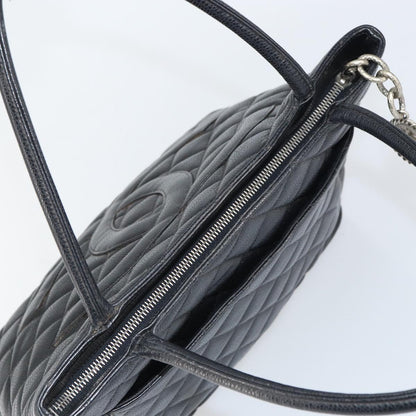 Chanel Medallion Tote Quilted Caviar, BLACK, LEATHER, Tote bag