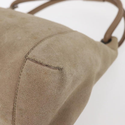 Gucci Vintage Handbag Suede, BEIGE, SUEDE, Handbag
