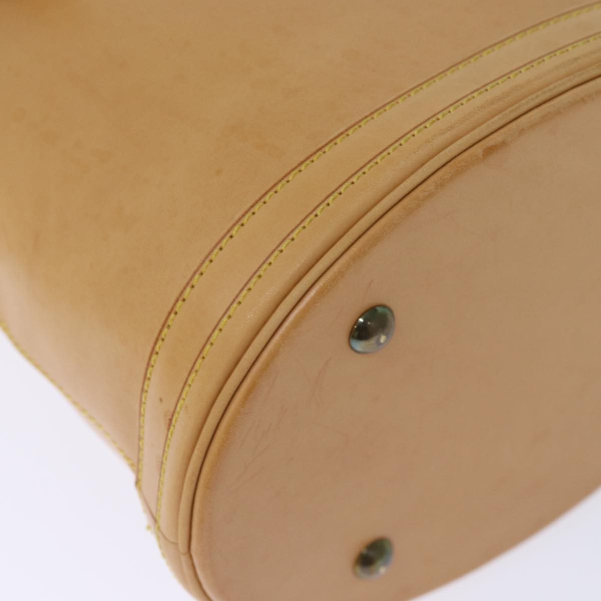 Louis Vuitton Bucket Bag Leather, BEIGE, LEATHER, Handbag