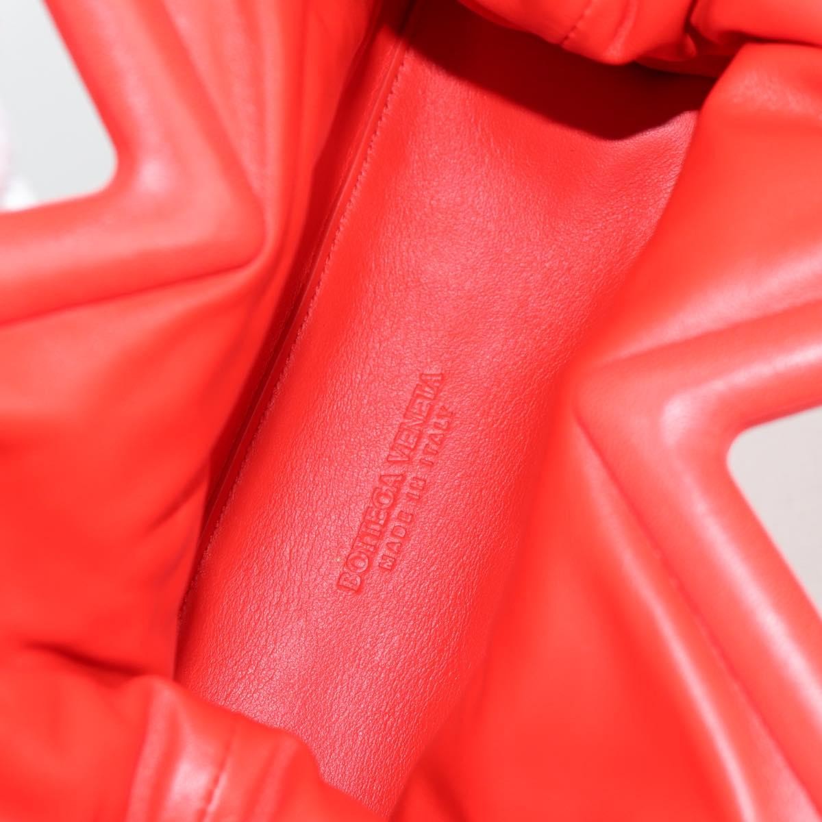 Bottega Veneta Point Shoulder Bag Chunky Knit Fabric, RED, NYLON, Shoulder bag