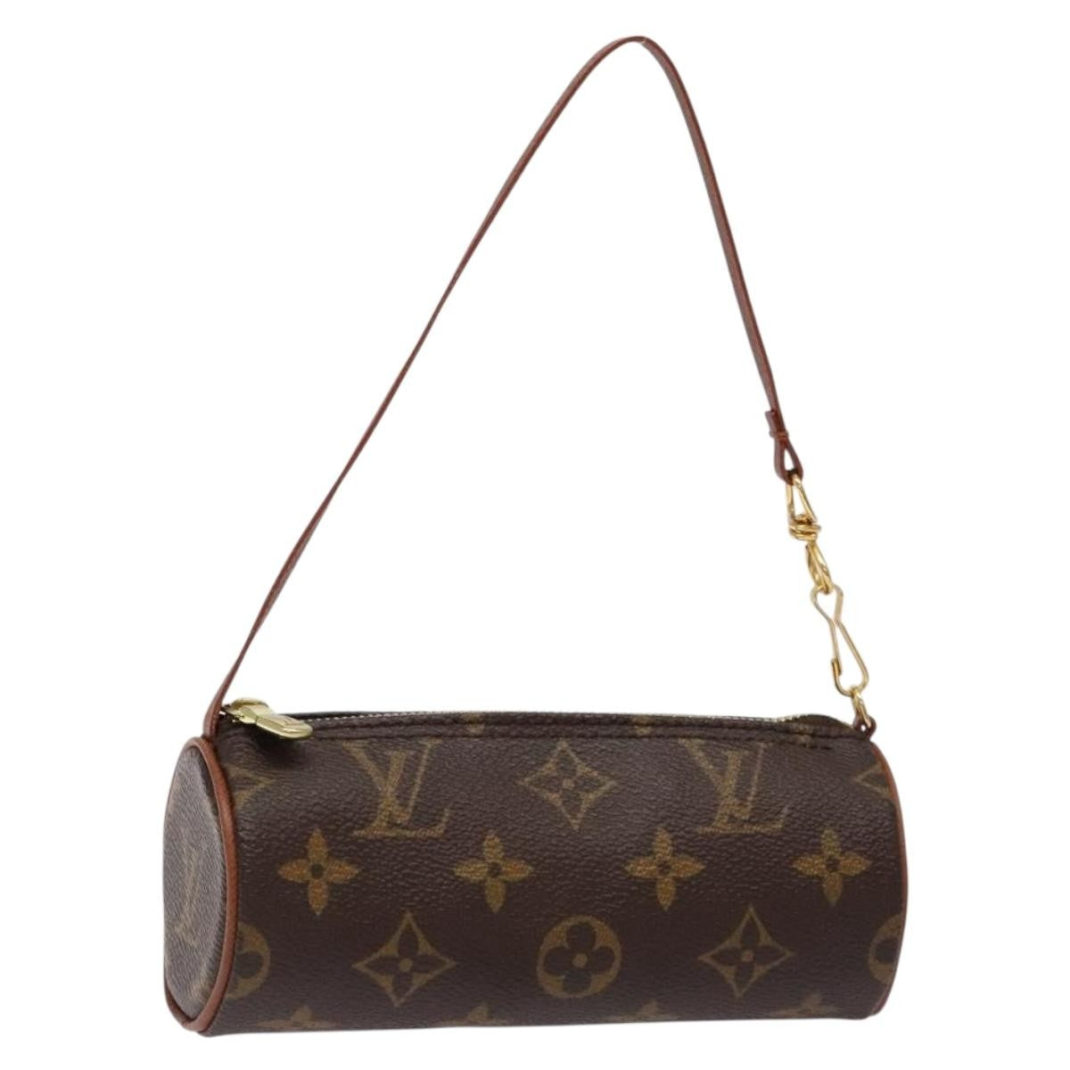 Louis Vuitton Papillon Pochette Monogram Canvas, BROWN, CANVAS, Handbag