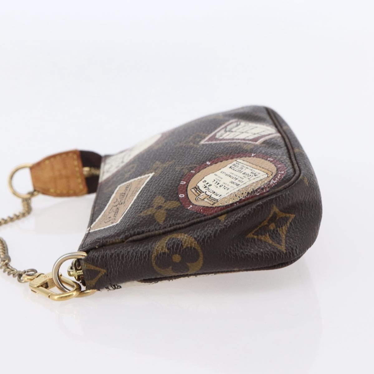 Louis Vuitton Pochette Accessoires Limited Edition Monogram Canvas, BROWN, CANVAS, Clutche & pouche