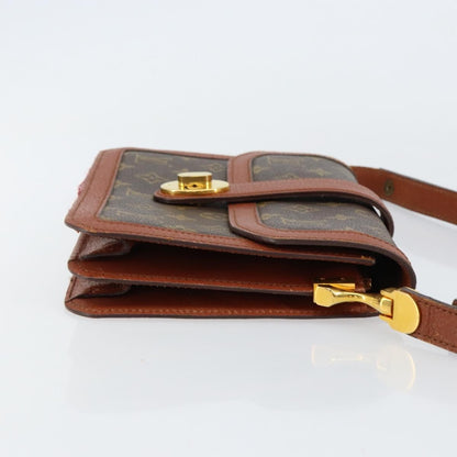 Louis Vuitton Vintage Dauphine Shoulder Bag Monogram Canvas, BROWN, CANVAS, Shoulder bag