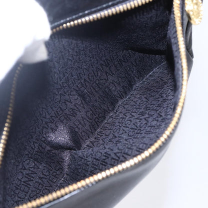 Versace Vintage Shoulder Bag Leather, BLACK, LEATHER, Shoulder bag