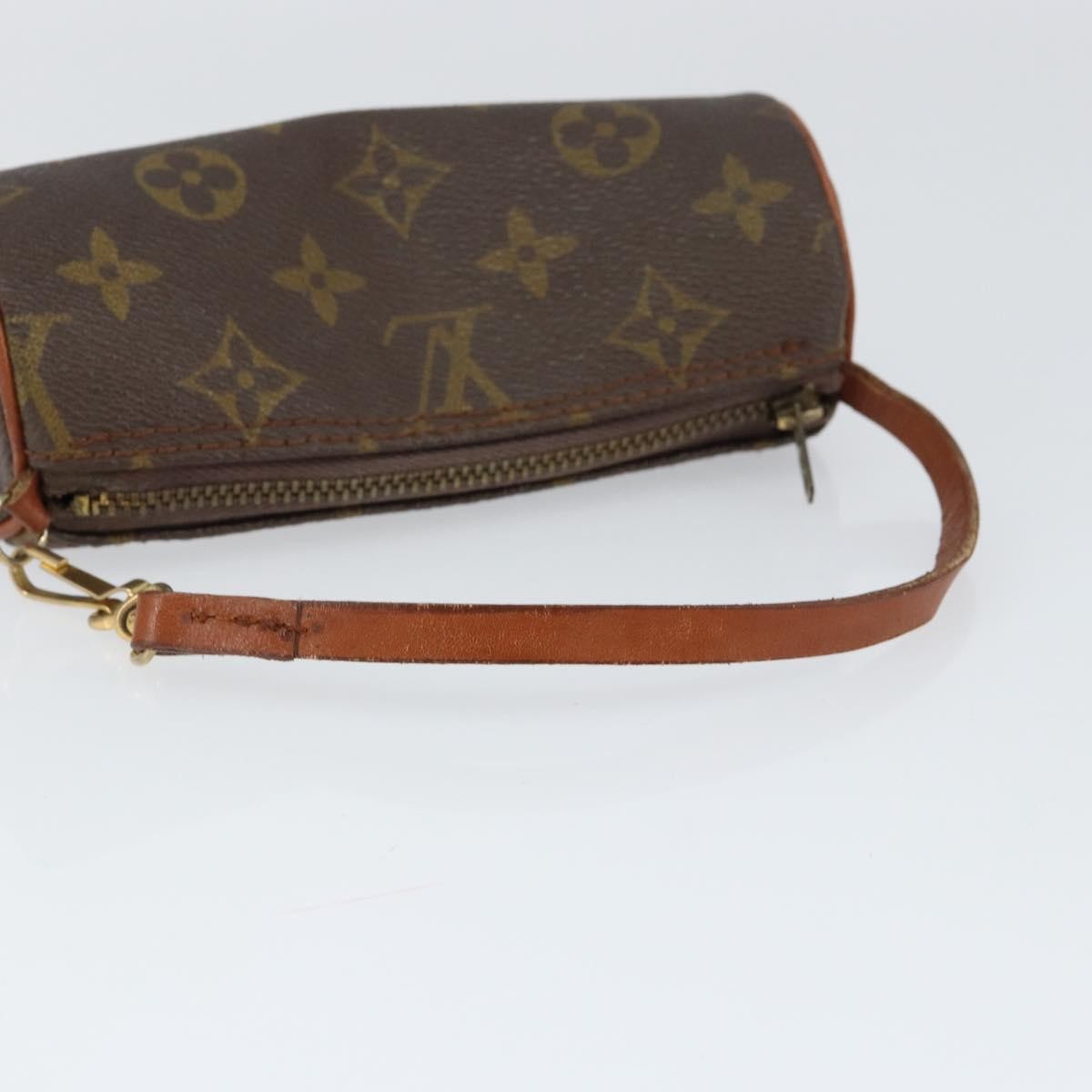 Louis Vuitton Papillon Pochette Monogram Canvas, BROWN, CANVAS, Clutche & pouche