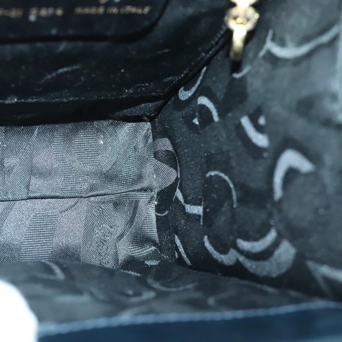 Salvatore Ferragamo Vala Handbag Leather, NAVY, LEATHER, Handbag