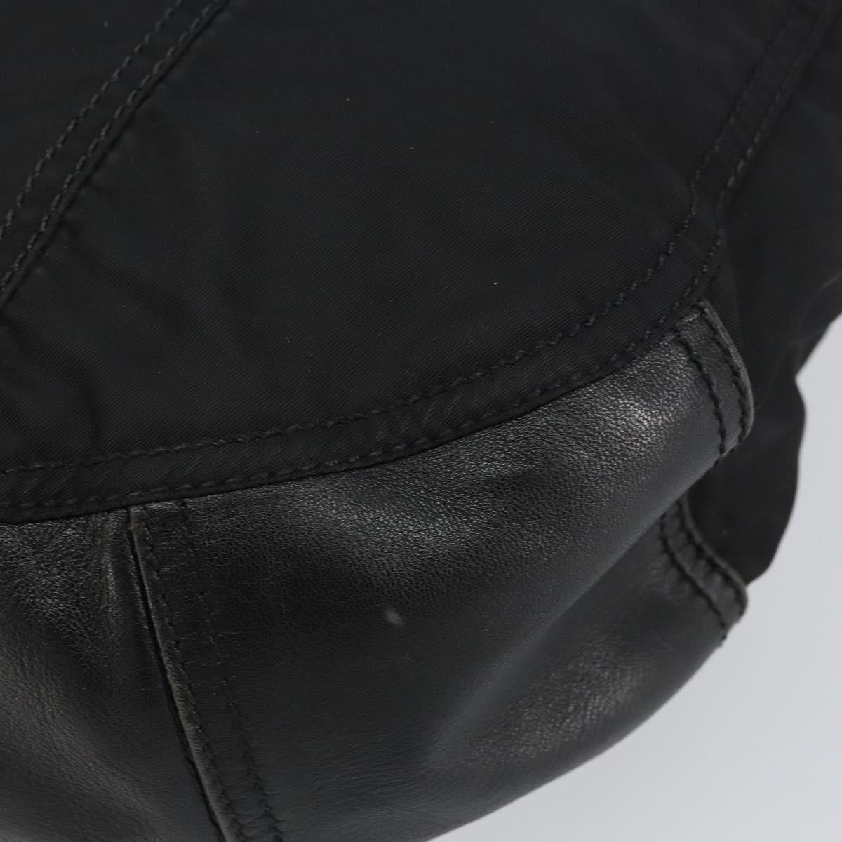 Prada Vintage Shoulder Bag Tessuto, BLACK, NYLON, Shoulder bag