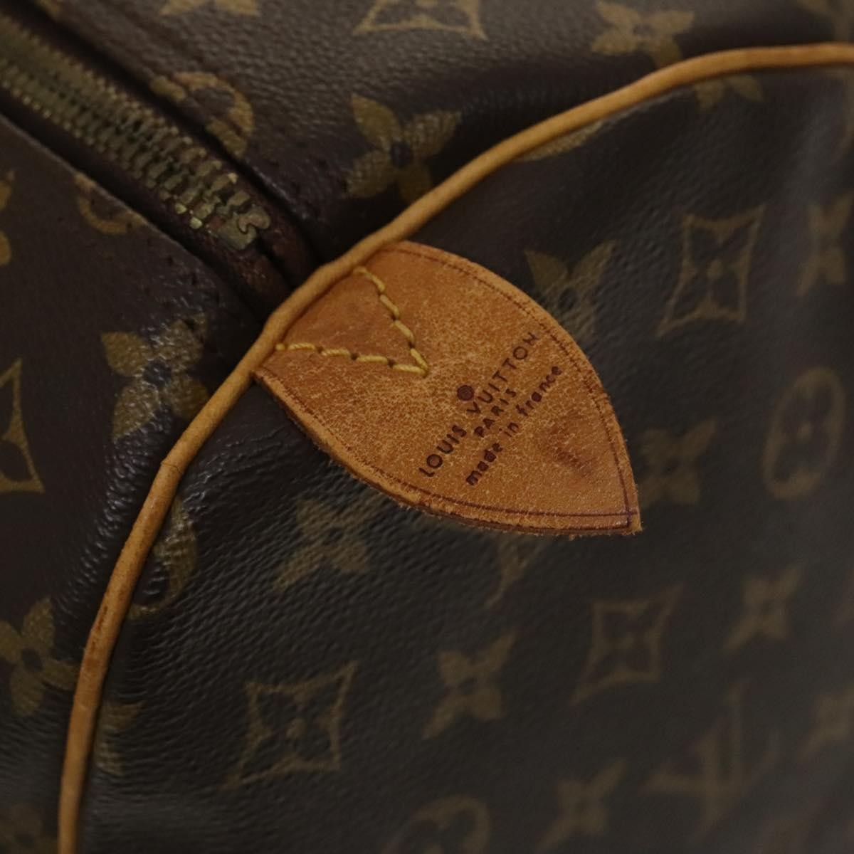 Louis Vuitton Keepall Bag Monogram Canvas, BROWN, CANVAS, Travel bag