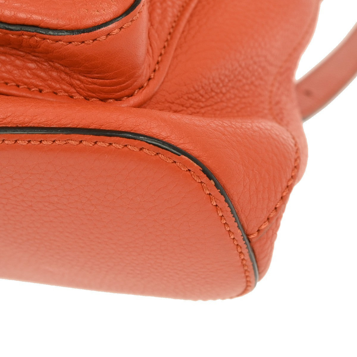 Gucci Bamboo Tassel Backpack Leather, ORANGE, LEATHER, Backpack