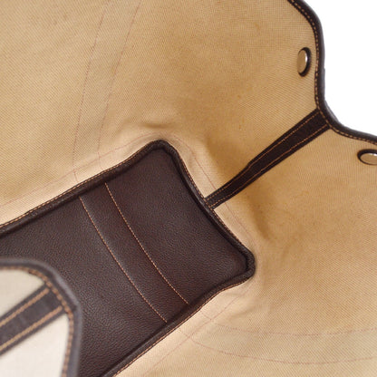 Hermes Garden Party Tote Toile and Leather, BEIGE, CANVAS, Tote bag