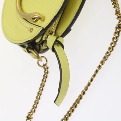 Chloe Pixie Crossbody Bag Leather and Suede, YELLOW, SUEDE, Crossbody bag