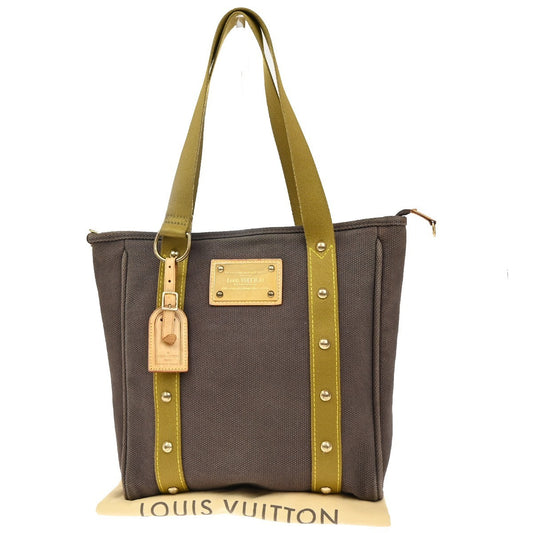 Louis Vuitton Antigua Tote Canvas, BROWN, CANVAS, Tote bag