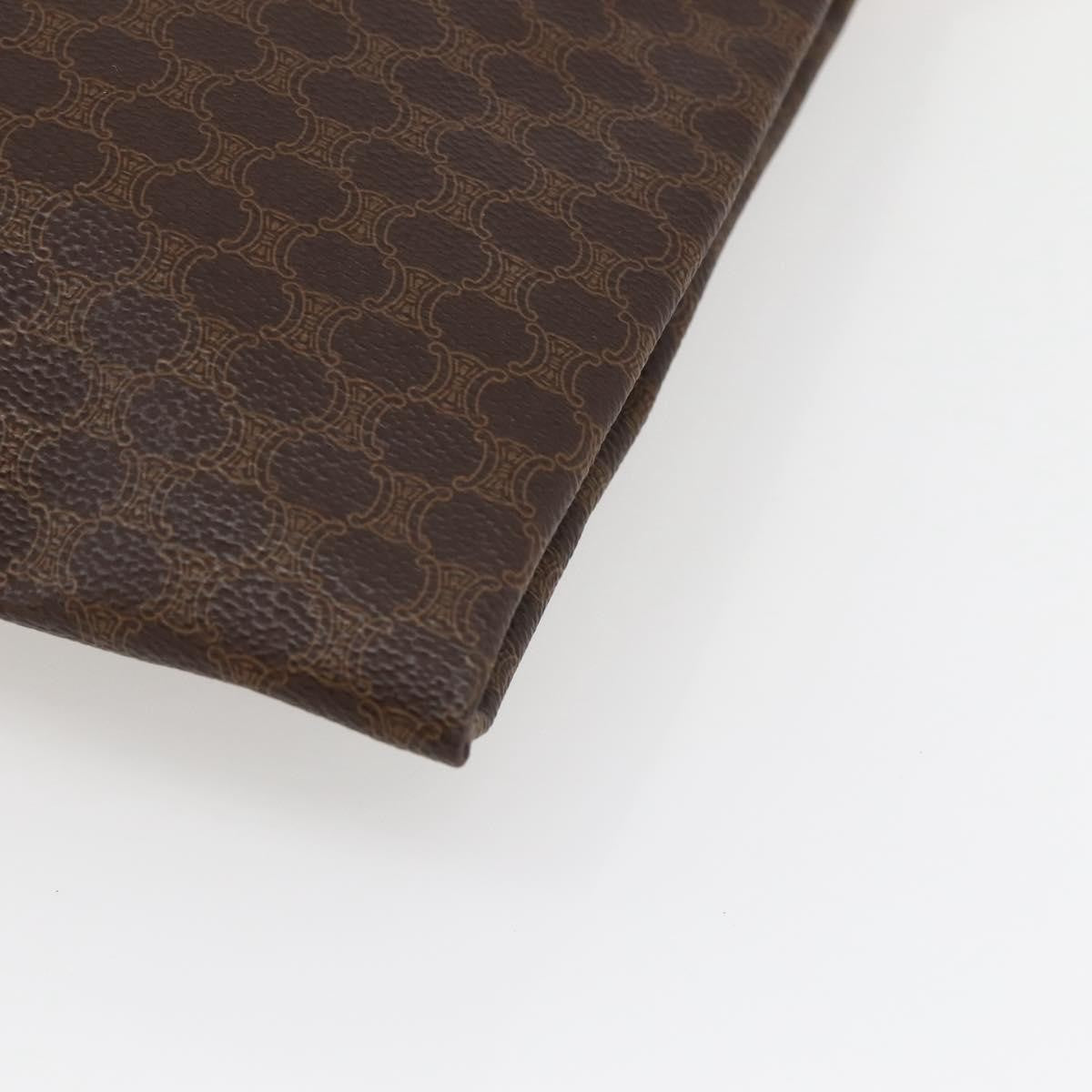 Celine Vintage Macadam Tote bag Canvas, BROWN, CANVAS, Tote bag