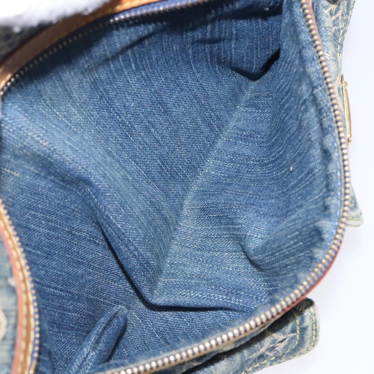 Louis Vuitton Baggy Handbag Denim, BLUE, DENIM_JEANS, Handbag