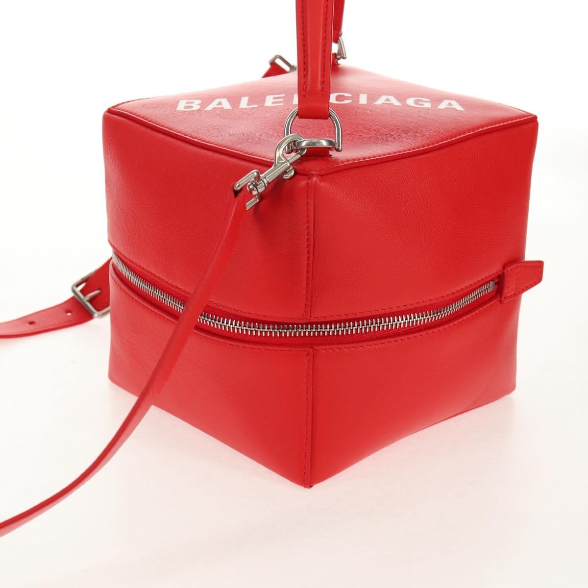 Balenciaga 4x4 Bag Leather, RED, LEATHER, Handbag