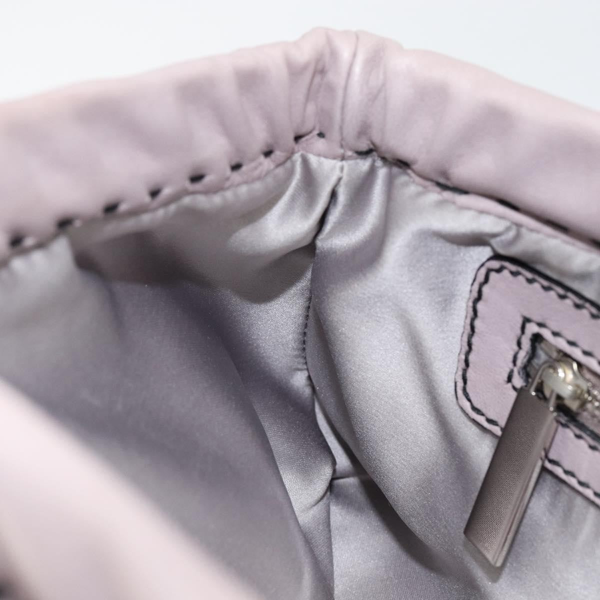 Valentino Garavani Rose Handbag Leather, PURPLE, LEATHER, Handbag