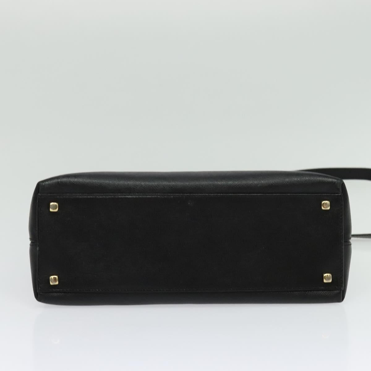 Salvatore Ferragamo Gancini Convertible Top Handle Bag Leather, BLACK, LEATHER, Handbag