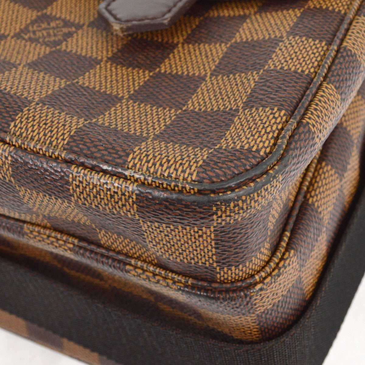 Louis Vuitton Broadway Bag Damier, BROWN, CANVAS, Shoulder bag