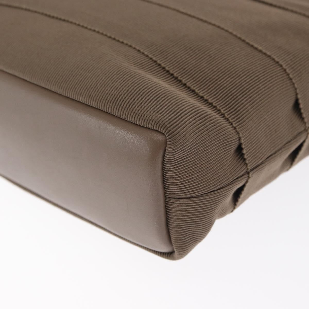 Salvatore Ferragamo Vala Handbag Canvas, BEIGE, CANVAS, Handbag