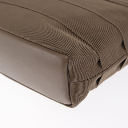 Salvatore Ferragamo Vala Handbag Canvas, BEIGE, CANVAS, Handbag