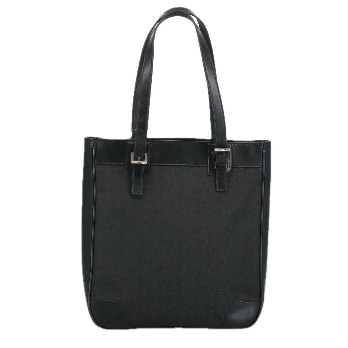Celine Vintage Macadam Shoulder Bag Macadam Canva  Vinyl, BLACK, CANVAS, Shoulder bag