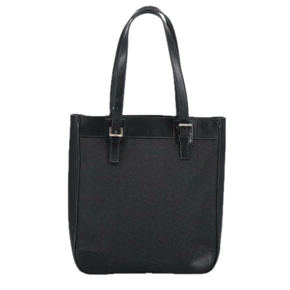 Celine Vintage Macadam Shoulder Bag Macadam Canva  Vinyl, BLACK, CANVAS, Shoulder bag