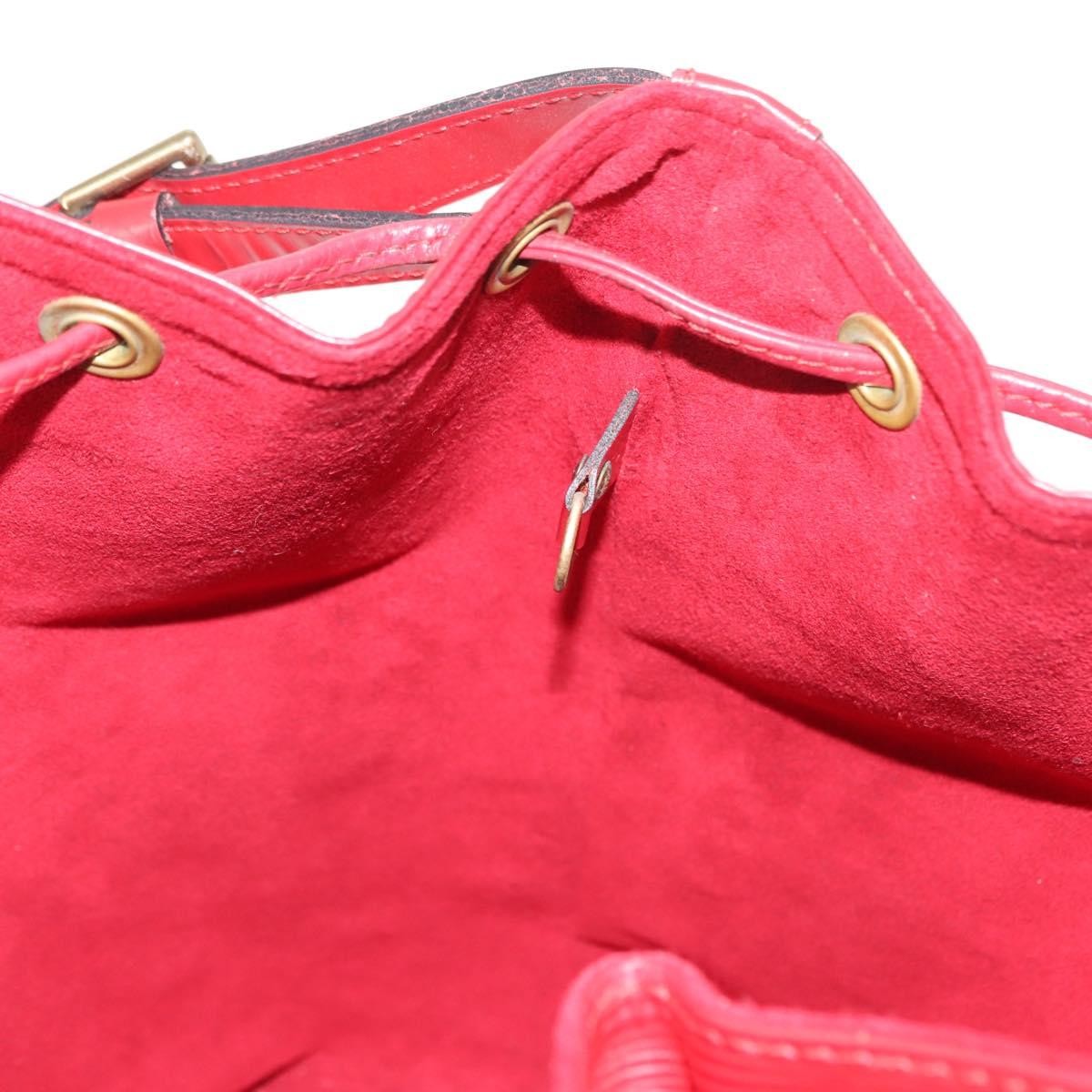 Louis Vuitton Noe Handbag Epi Leather, RED, LEATHER, Shoulder bag