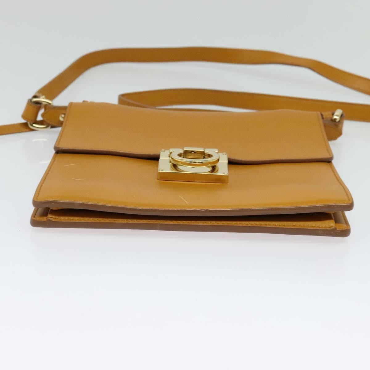 Salvatore Ferragamo Marisol Crossbody Bag Leather, BROWN, LEATHER, Crossbody bag