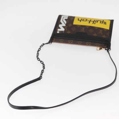 Louis Vuitton Double Flat Messenger Bag Limited Edition Logo Story Monogram Canvas and Denim, MULTICOLOUR, CANVAS, Shoulder bag