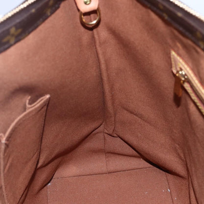 Louis Vuitton Cabas Mezzo Monogram Canvas, BROWN, CANVAS, Tote bag