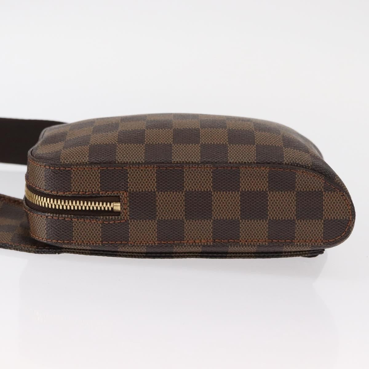 Louis Vuitton Geronimos Waist Bag Damier, BROWN, CANVAS, Shoulder bag